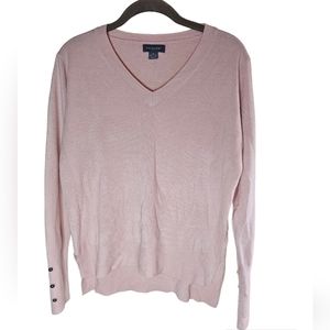 Primark woman's peace colour long-sleeved  v-neck sweater size XS